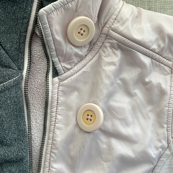 LULULEMON PEDAL POWER JACKET WOMEN'S SIZE 6 NEUTRAL BLUSH PINK FULL ZIP - Picture 16 of 16